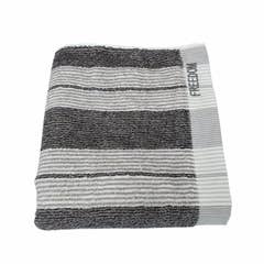 Jacquard Stripe Hand Towel Grey