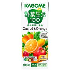 KAGOME YASEISEIKATSU CARROT&ORANGE 200ML