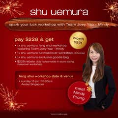 SHU UEMURA Spark your Luck Workshop